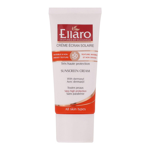 ضد آفتاب بدون رنگ الارو مدل SPF50 محافظ UVA ،UVB، ضد چروک، مناسب انواع پوست تحت لیسانس حجم 50 میلیلیتر